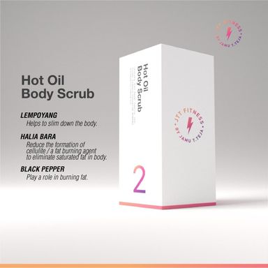 JTT Fitness No. 2 – Your Ultimate Pre-Fat Burning Body Scrub (HOBS), 150g