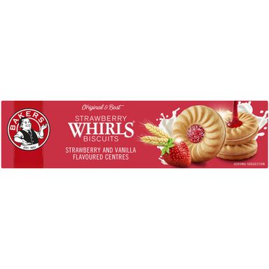 Bakers Strawberry Whirls Biscuits (200G)