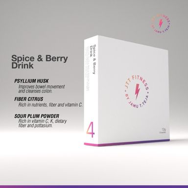 Spice and Berry Jelly/Drink (Cleanse & Detox), 10 packs