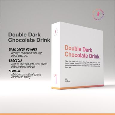 Double Dark Chocolate Drink (Meal Replacement), 10s 