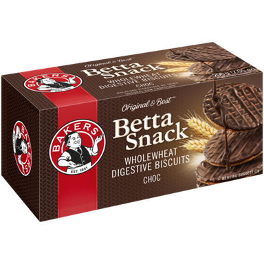 Bakers Betta Snack Milk Choc (200G)