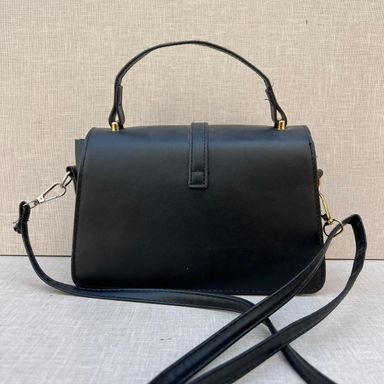 Black Flap Shoulder Bag