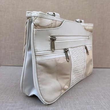 Vintage White Patchwork Bag