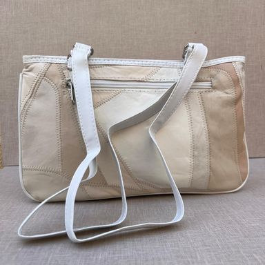 Vintage White Patchwork Bag