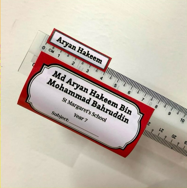Label/Stationary & Book Sticker