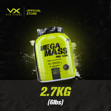 VITAXTRONG MEGA MASS PRO 1350 6lbs 2.7kg (Added 38 Vitamin & Minerals and Casein)