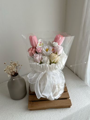 Soap Flower Mixed Bouquet (tulip) 