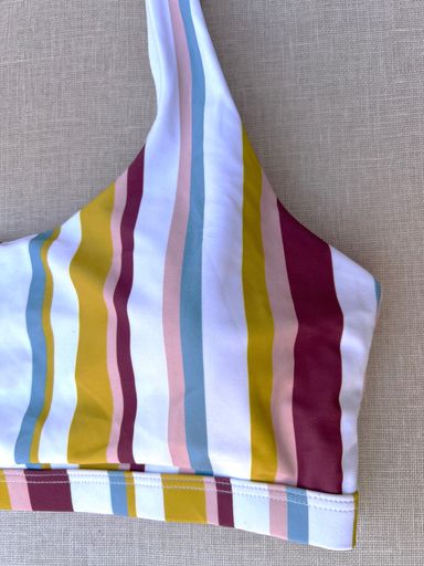 Striped Swimsuit Bralette