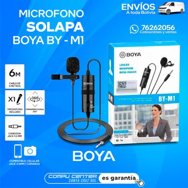 MICROFONO BOYA BY - M1 / SOLAPA