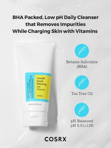 Cosrx Low Ph Good Morning Cleanser