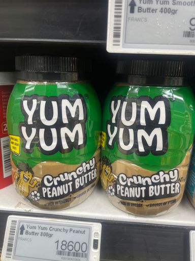 Yum Yum Crunchy Peanut Butter 800gr