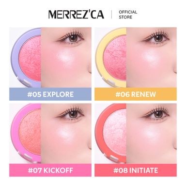 Merrezca Turn On Blush บรัชออนเนื้อโกลว์เปิดไฟให้ผิว🩷