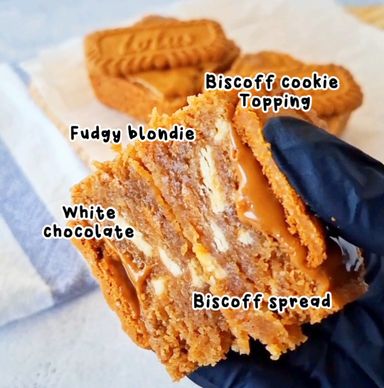 Stuffed Brownies/ Blondies Cubes