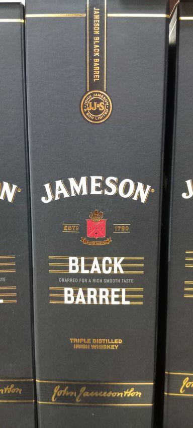 Jameson Irish Whiskey Black Barrel 750ml