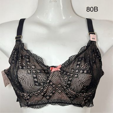 Soutien-Gorge Dentelle Noire Taille 80B
