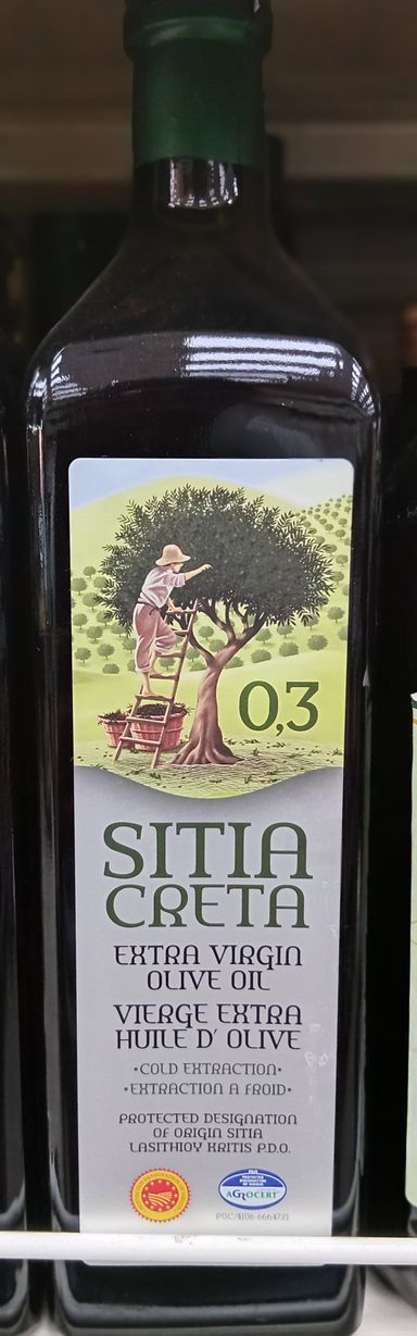 Sitia Creta Extra Vir. Ol. Oil 1 Lt