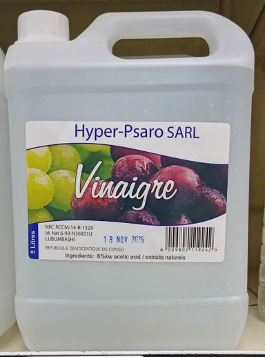 Vinaigre Blanc H.P 5lt