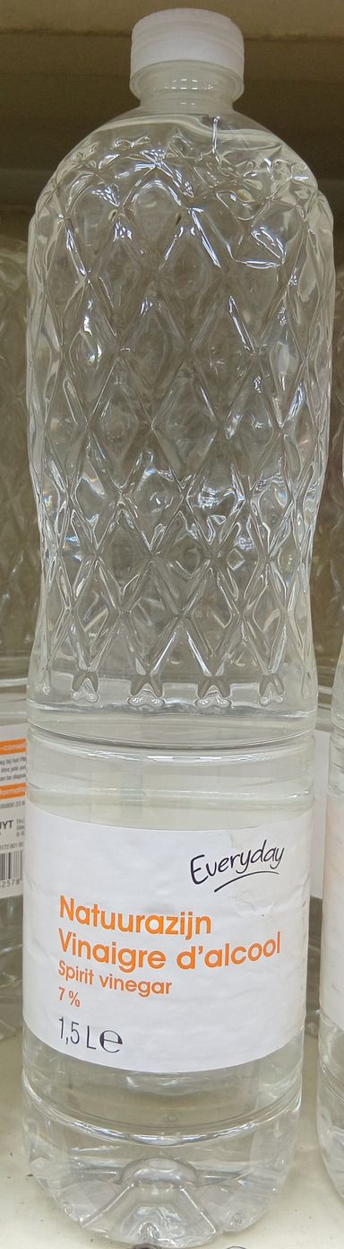 Everyday Vinaigre Naturel 7% (Pet) 1.5lt