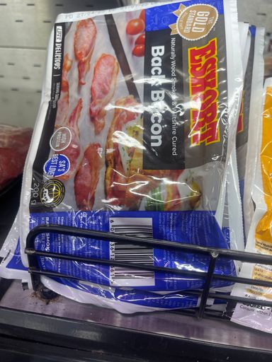 Eskort rindless back bacon 200gr