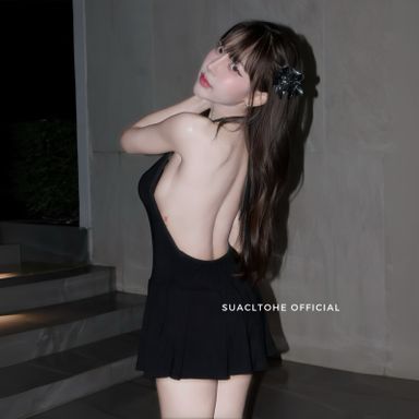 VIET GIRLS DRESS เดรสผูกหลัง เดรสโชว์หลัง 🖤