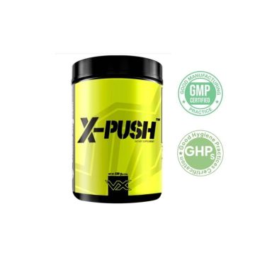 Vitaxtrong X-Push Pre-Workout (330G) | Boost Energy, Fat Burn, Power, Focus [VX]