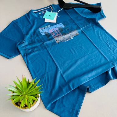 RADIOLOGY PRINTED T-SHIRTS -  BLUE BLACK
