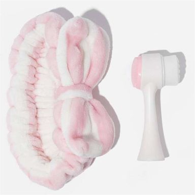 Dual Action Facial Brush and Headband Set (non electric)