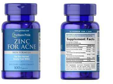 Puritans's Pride Zinc For Acne