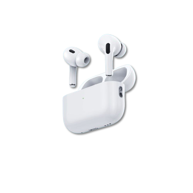 Porodo Blue Deep Bass Wireless Earbuds Pro 2 with Swipe Volume - White 