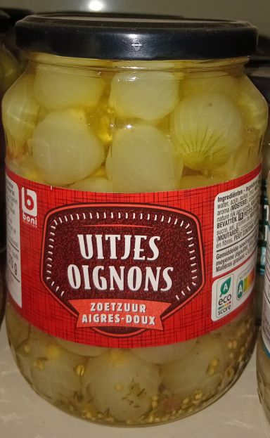 Boni Sel Oignons Blancs 680/370gr