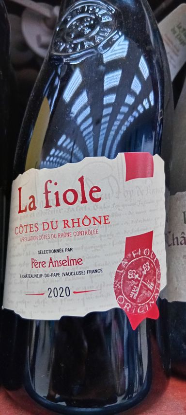 La Fiole Cotes Du Rhone Rouge 750ml