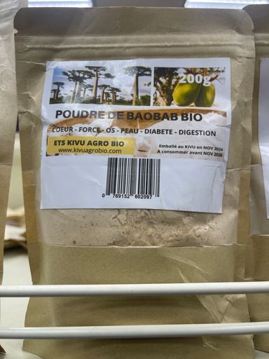Kivu agro bio poudre de baobab