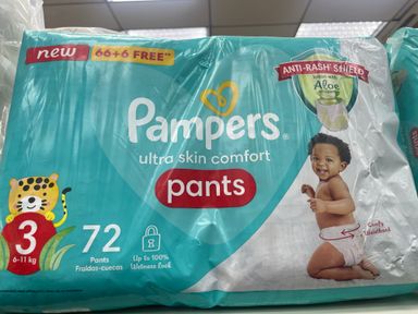Pampers Pants N3 6-11kg 72'S