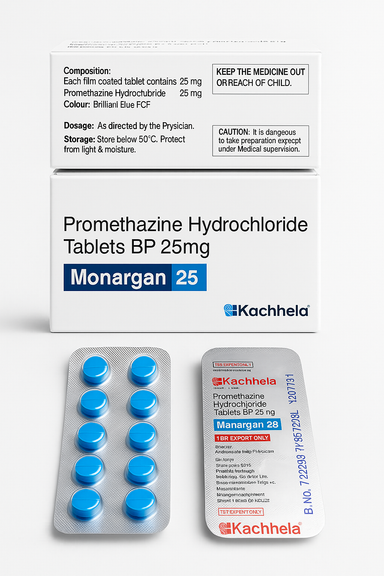 Promethazine Hydrochloride Tablet BP 25mg