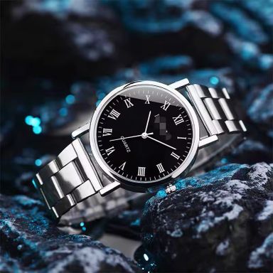 Simple Steel Strap Quartz Men's Watch Leisure Gift Watch