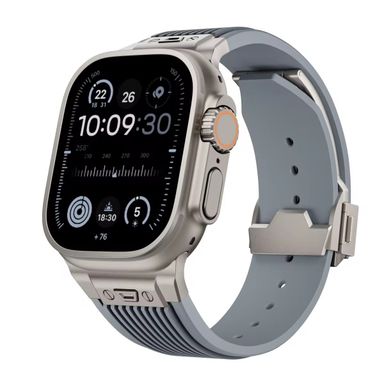 Men's Luxury 46mm Titanium Smart Bracelet 45mm AP Stainless Steel Liquid Silicone Ultra 49mm Apple Watch Band Fashion Accessory