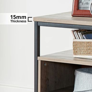 LINSY TV STAND 3 SHELVES