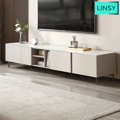 LINSY TV STAND 1 DRAWER + 2 DOOR