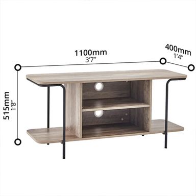 LINSY TV STAND 2 SHELVES 