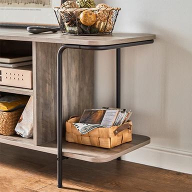 LINSY TV STAND 2 SHELVES 