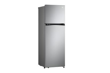 285L Top Freezer Fridge en argent platine3