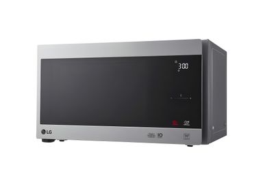 Four à micro-ondes de 42 litres, argent, technologie Smart Inverter avec 10 ans de garantie, grilloir, cuisson automatique intelligente, écran tactile en verre