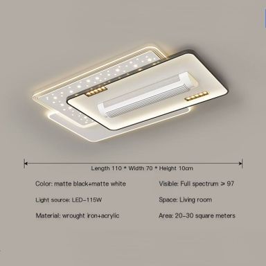 Modern Bladeless LED Ceiling Fan Light – Decorative Smart Wind Lamp for Bedroom & Living Room
