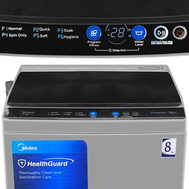 MIDEA WASHING MACHINE TOP LOADING 8KG 
