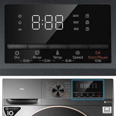 TCL WASHER & DRYER INVERTER 10KG 