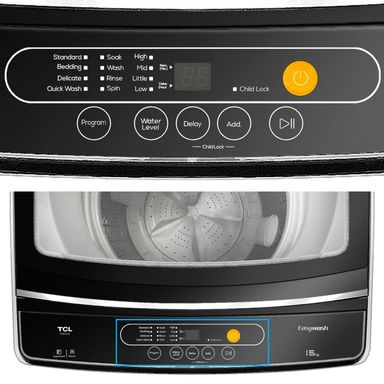 TCL WASHING MACHINE TOP LOAD 15 KG