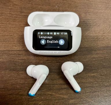 A9 Pro ANC Smartbuds – Waterproof Touchscreen Earbuds