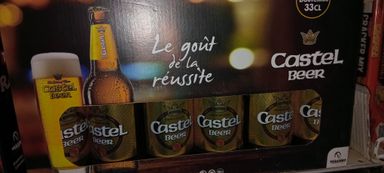 Biere Castel Box 6 pièces 33cl