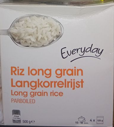 Everyday Riz Long Grain (4x125gr)  500gr