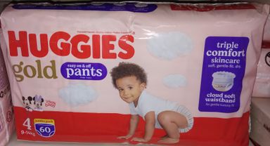 Huggies Pants Gold N°4 9-14kg 60’S